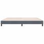 Preview: Bettgestell ohne Matratze Dunkelgrau 180x220 cm Samt