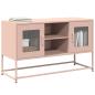 Preview: ARDEBO.de - TV-Schrank Rosa 100,5x39x60,5 cm Stahl