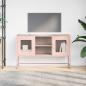 Preview: TV-Schrank Rosa 100,5x39x60,5 cm Stahl