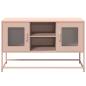 Preview: TV-Schrank Rosa 100,5x39x60,5 cm Stahl