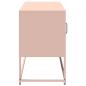 Preview: TV-Schrank Rosa 100,5x39x60,5 cm Stahl