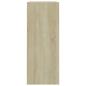 Preview: Bücherregal Sonoma-Eiche 80x30x76,5 cm Holzwerkstoff