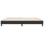 Preview: ARDEBO.de - Bettgestell ohne Matratze Schwarz 180x220 cm Samt