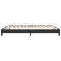 Preview: Bettgestell ohne Matratze Schwarz 180x220 cm Samt