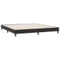 Preview: Bettgestell ohne Matratze Schwarz 180x220 cm Samt
