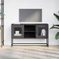 Preview: TV-Schrank Schwarz 100,5x39x60,5 cm Stahl