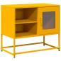 Preview: TV-Schrank Senfgelb 68x39x60,5 cm Stahl