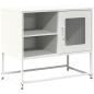 Preview: TV-Schrank Weiß 68x39x60,5 cm Stahl
