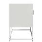 Preview: TV-Schrank Weiß 68x39x60,5 cm Stahl