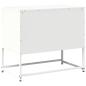 Preview: TV-Schrank Weiß 68x39x60,5 cm Stahl