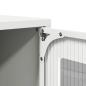Preview: TV-Schrank Weiß 68x39x60,5 cm Stahl