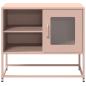 Preview: TV-Schrank Rosa 68x39x60,5 cm Stahl