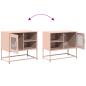 Preview: TV-Schrank Rosa 68x39x60,5 cm Stahl