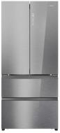 Preview: ARDEBO.de Haier HFR7819ENGC Stand Side-by-Side Kombination French Door, 83 cm breit, 504 L, NoFrost, Humidity Zone, Urlaubsfunktion, iconic glass Edelstahl
