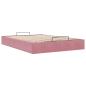 Preview: Ottoman-Bett ohne Matratze Rosa 140x200 cm Samt