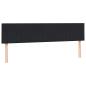 Preview: ARDEBO.de - Boxspringbett mit Matratze Schwarz 180x220 cm Samt