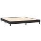 Preview: Boxspringbett mit Matratze Schwarz 180x220 cm Samt