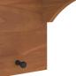 Preview: Wandgarderobe SANDNES 43x30x42 cm Massivholz Kiefer