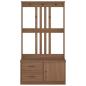 Preview: Garderobenständer SANDENS 87x40x159,5cm Massivholz Kiefer