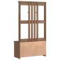 Preview: Garderobenständer SANDENS 87x40x159,5cm Massivholz Kiefer
