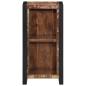 Preview: Nachttisch 40x30x80 cm Altholz Massivholz