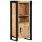Preview: ARDEBO.de - Badschrank 40x30x90 cm Raues Massivholz Mango