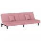 Preview: Schlafsofa Rosa Samt