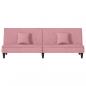 Preview: Schlafsofa Rosa Samt