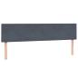 Preview: Boxspringbett mit Matratze Dunkelgrau 180x220 cm Samt