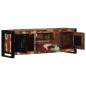 Preview: TV-Schrank 100x30x35 cm Massivholz Altholz