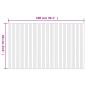 Preview: Teppich Rechteckig Grau 60x100 cm Bambus