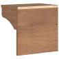 Preview: Wandgarderobe SANDNES 43x30x42 cm Massivholz Kiefer