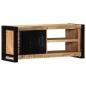 Preview: ARDEBO.de - TV-Schrank 80x30x35 cm Raues Massivholz Mango