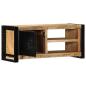 Preview: TV-Schrank 80x30x35 cm Raues Massivholz Mango