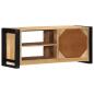 Preview: TV-Schrank 80x30x35 cm Raues Massivholz Mango