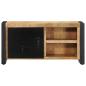 Preview: TV-Schrank 80x30x40 cm Raues Massivholz Mango