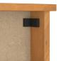 Preview: Wandgarderobe SANDNES 45x12x35 cm Massivholz Kiefer