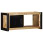Preview: ARDEBO.de - TV-Schrank 80x30x35 cm Raues Massivholz Mango