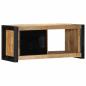 Preview: TV-Schrank 80x30x35 cm Raues Massivholz Mango
