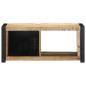 Preview: TV-Schrank 80x30x35 cm Raues Massivholz Mango