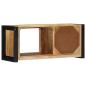 Preview: TV-Schrank 80x30x35 cm Raues Massivholz Mango