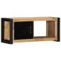 Preview: TV-Schrank 80x30x35 cm Raues Massivholz Mango