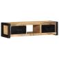 Preview: TV-Schrank 100x30x25 cm Raues Massivholz Mango