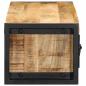 Preview: TV-Schrank 100x30x25 cm Raues Massivholz Mango