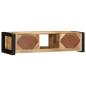Preview: TV-Schrank 100x30x25 cm Raues Massivholz Mango