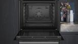 Preview: Siemens HB517GBS3 iQ500 A+ Einbau-Backofen, 60 cm breit, 71 L, cookControl10, 3D Heißluft, softMove, Hydrolytisch, Kindersicherung, edelstahl