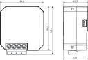 Preview: Theben DU 1 DALI S RF KNX DALI Funk-Aktor 1-fach, Unterputz, KNX TP, UP, Data Secure, Elektroheizung (4941681)