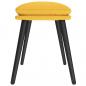 Preview: Fußhocker Senfgelb 45x29,5x35 cm Stoff