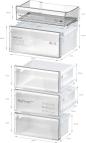 Preview: Bosch KGN362LBF Serie 4 Stand Kühl-Gefrierkombination, 60 cm breit, 321 L, VitaFresh XXL, Perfect Fit, Multi Airflow, Metall-Optik