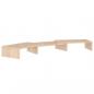 Preview: ARDEBO.de - Monitorständer 80x24x10,5 cm Massivholz Kiefer